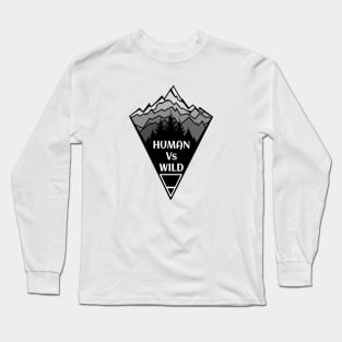 Human Vs Wild Long Sleeve T-Shirt